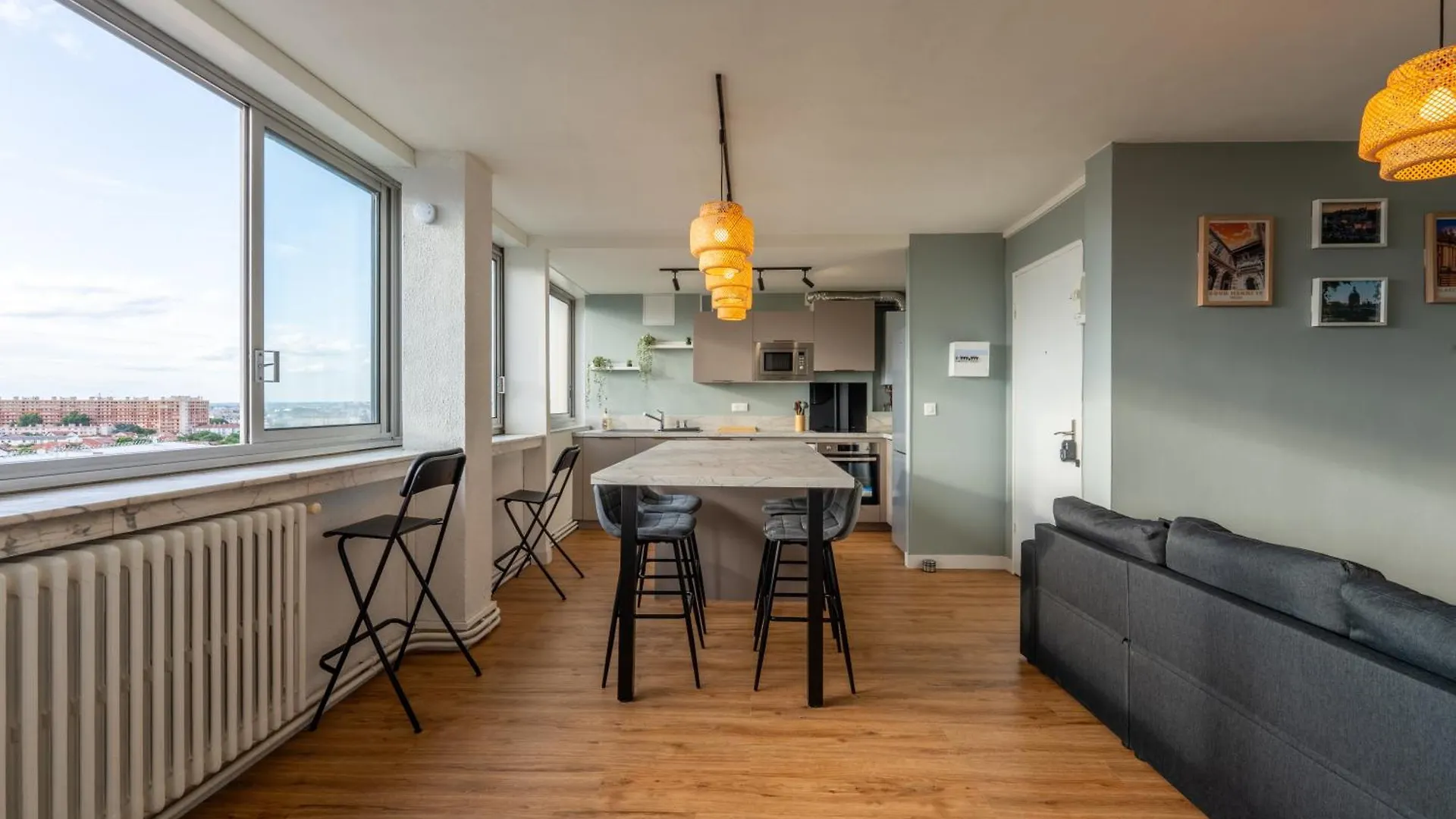 아파트 Toulouse Appartment 3 Bedrooms Balcony Panoramic View - 10 Min Train Station & Metro 프랑스