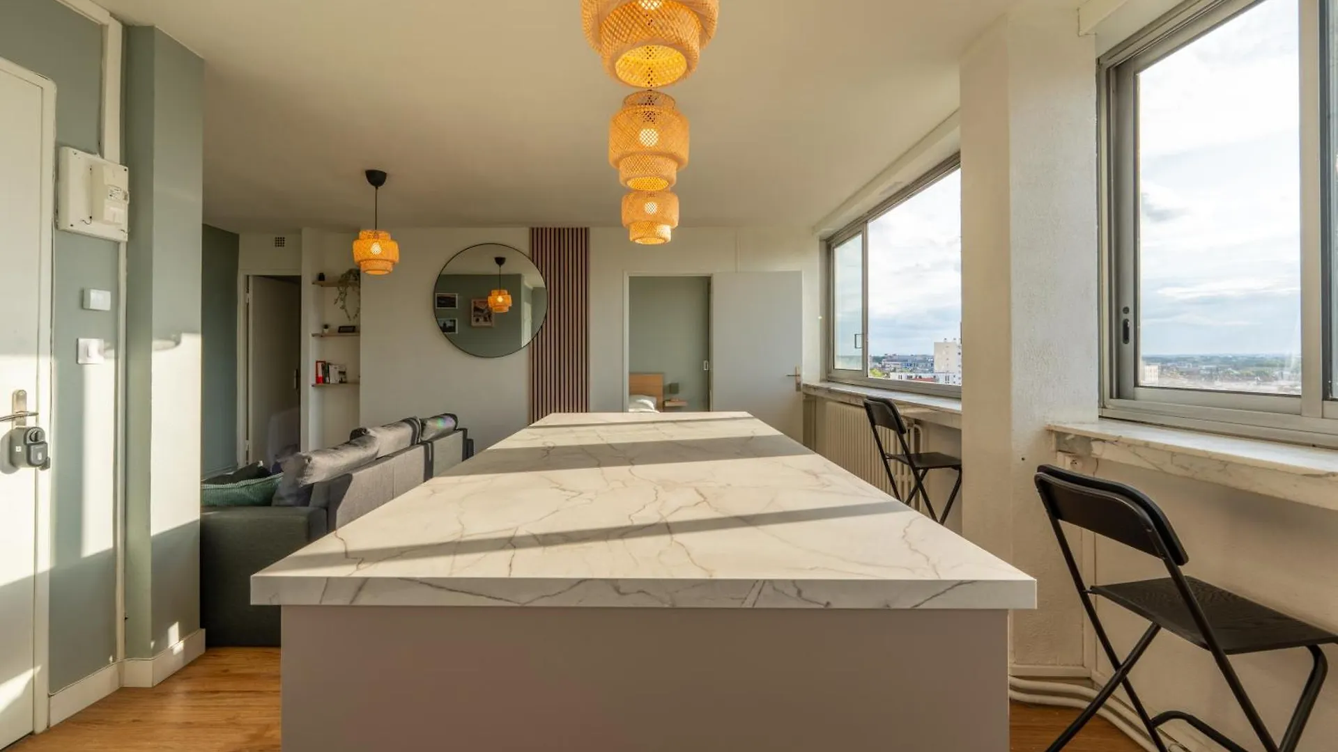 아파트 Toulouse Appartment 3 Bedrooms Balcony Panoramic View - 10 Min Train Station & Metro 프랑스